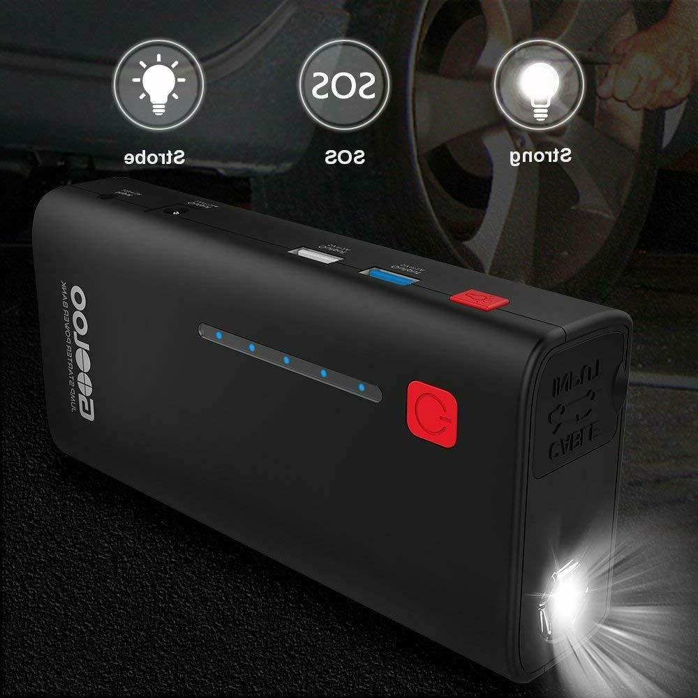 Gooloo Car Battery Jump Starter + Power Bank,