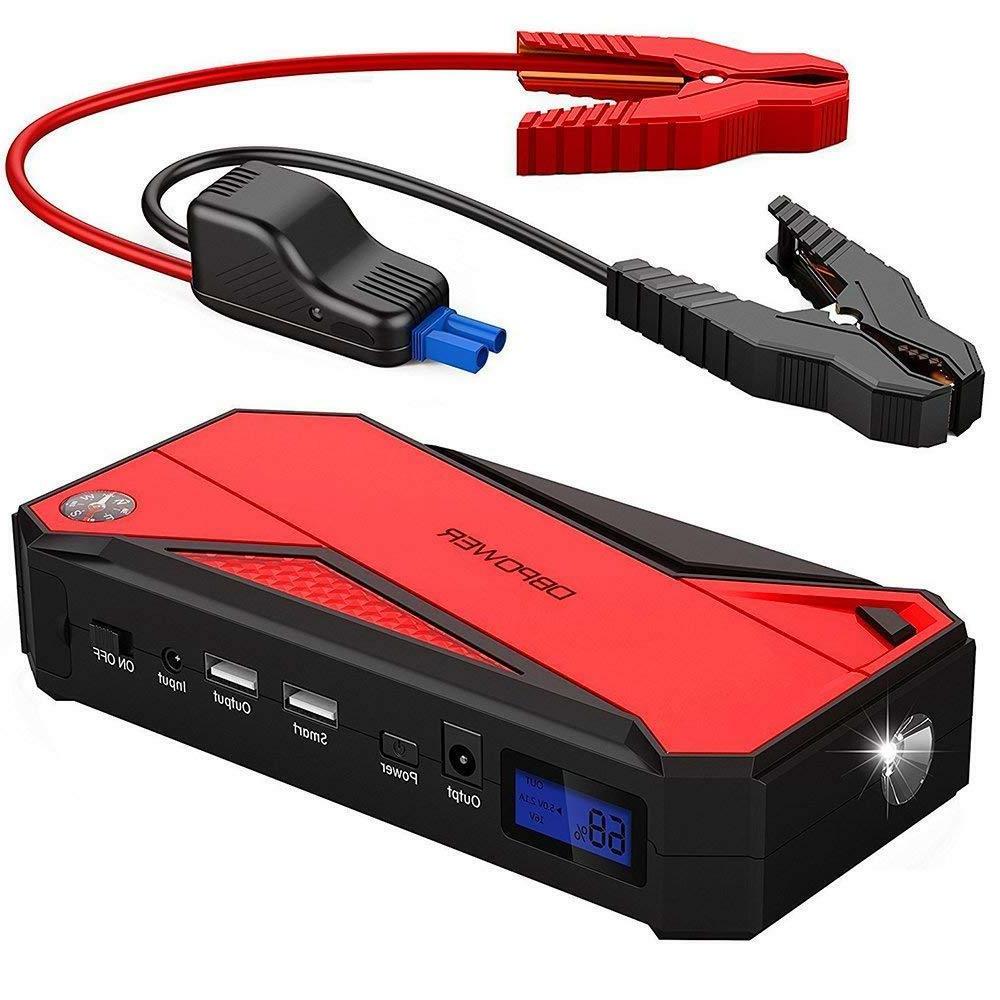 DBPower Portable Car Jump Starter 600a Peak 18000mah