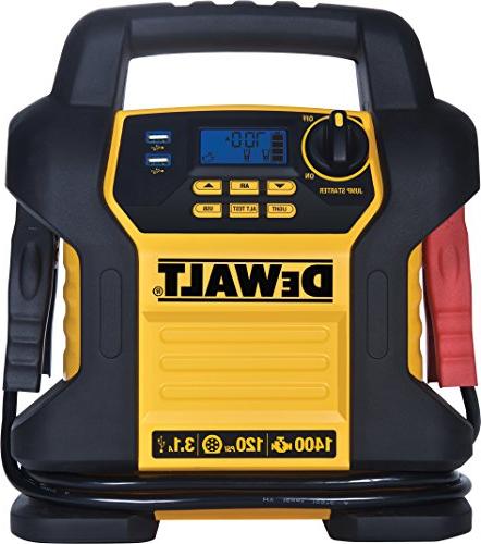 DEWALT DXAEJ14 Power Station Jump Starter: 1400 Peak/700