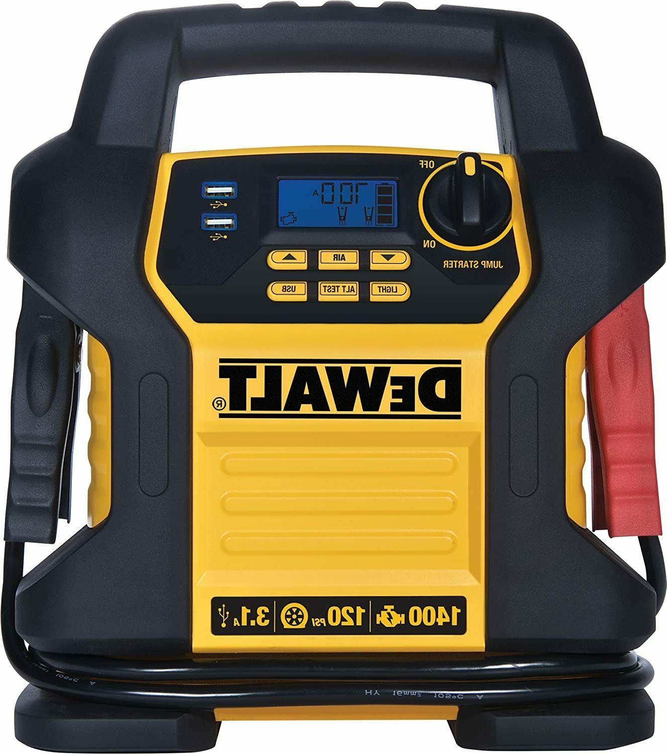 how to jump start a car with dewalt jump starter