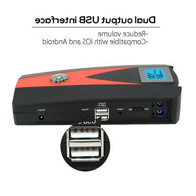 600a peak 18000mah portable car jump starter